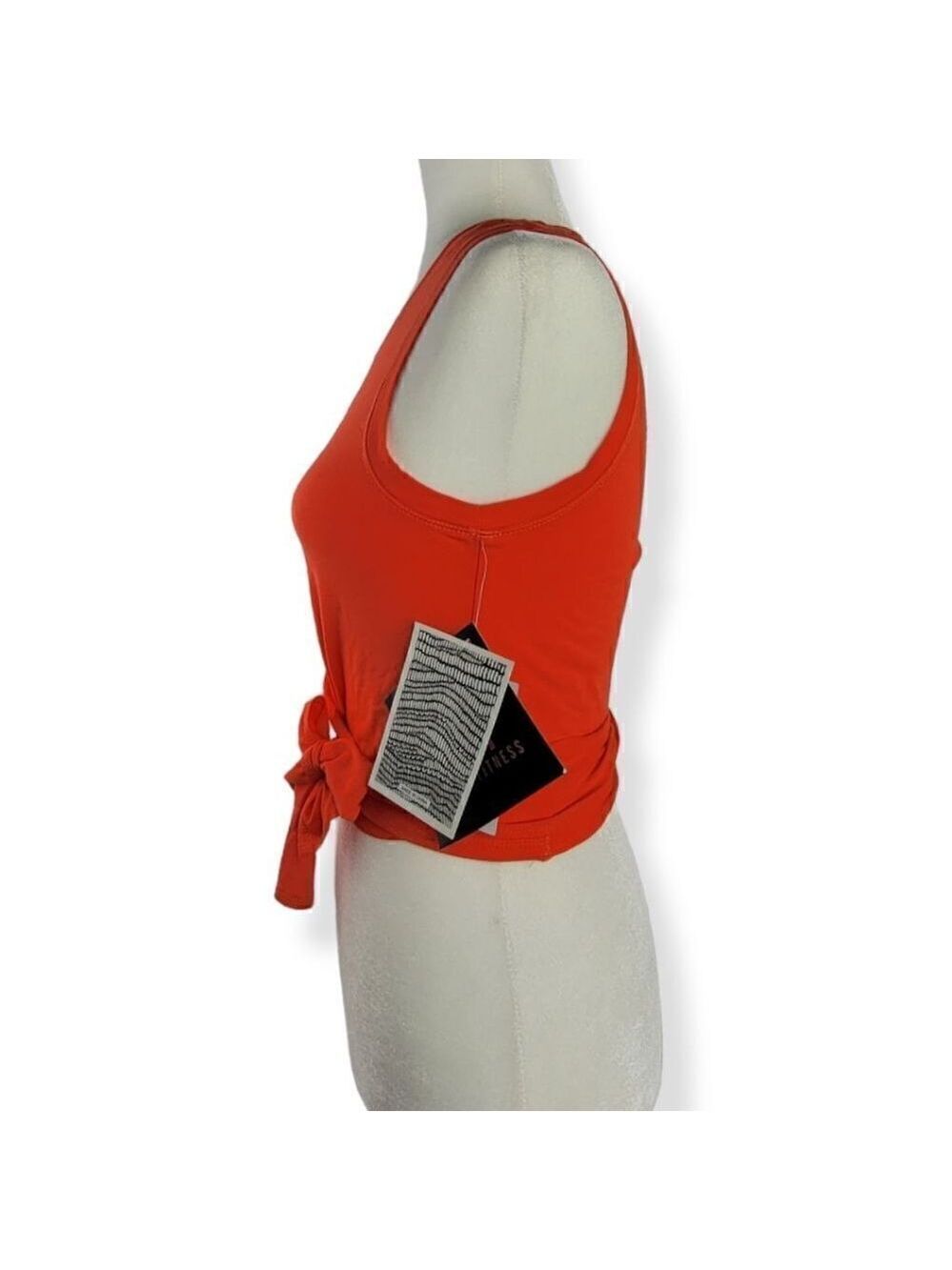 J.Dow Fitness Orange Crisscross tie tanktop XS - Picture 3 of 6